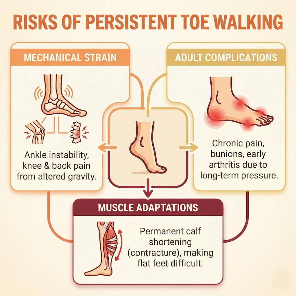 risk of persistent tone walking